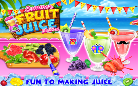 اسکرین شات بازی Summer Fruit Juice Festival 1