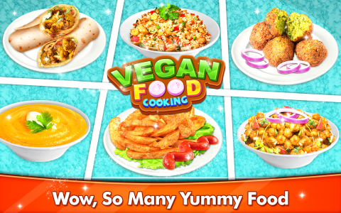 اسکرین شات بازی Vegan Food Cooking Game 4