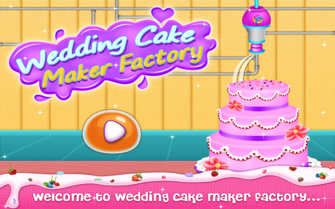 اسکرین شات بازی Wedding Cake Maker Factory 1