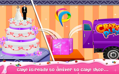 اسکرین شات بازی Wedding Cake Maker Factory 4