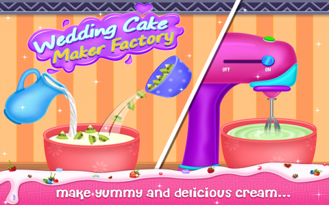 اسکرین شات بازی Wedding Cake Maker Factory 2