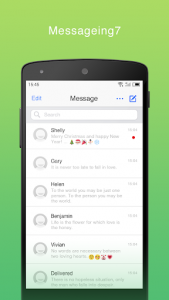 اسکرین شات برنامه Messaging+ 7 Free - SMS, MMS 2