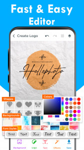 اسکرین شات برنامه Logo Maker and Logo Creator 3