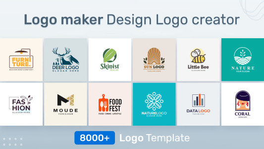 اسکرین شات 1 برنامه Logo Maker : Graphic Designer