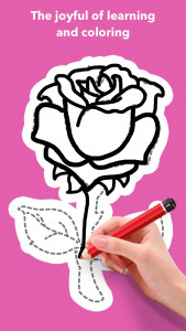 اسکرین شات برنامه How To Draw Flowers 5