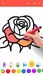 اسکرین شات برنامه How To Draw Flowers 7