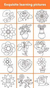 اسکرین شات برنامه How To Draw Flowers 8