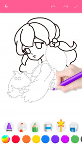 اسکرین شات برنامه How To Draw Princess 3