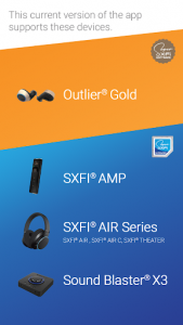 اسکرین شات برنامه SXFI App: Magic of Super X-Fi 3
