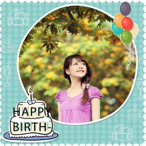 اسکرین شات برنامه Happy Birthday Frame 3