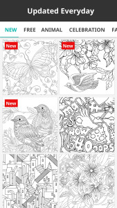 اسکرین شات 2 برنامه Colorfit: Drawing & Coloring