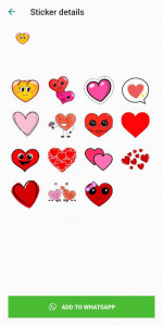 اسکرین شات 3 برنامه Love Stickers-Romantic Sticker