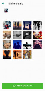 اسکرین شات 2 برنامه Love Stickers-Romantic Sticker