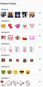 اسکرین شات 1 برنامه Love Stickers-Romantic Sticker