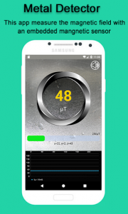 اسکرین شات برنامه Real metal detector with sound: metal finder app 4