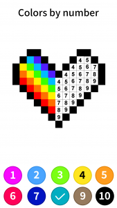 اسکرین شات 3 برنامه Colors by Number ®: No.Draw