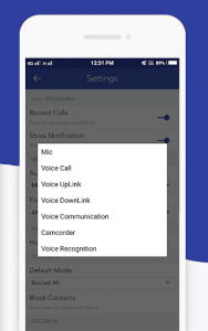 اسکرین شات برنامه Auto Call Recorder : Hide App 4