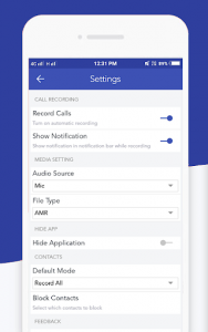 اسکرین شات برنامه Auto Call Recorder : Hide App 3
