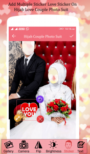 اسکرین شات برنامه Hijab Couple Photo Suit 3