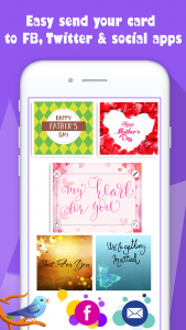 اسکرین شات 3 برنامه Creative Card: Make greeting e