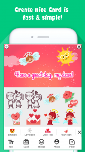 اسکرین شات برنامه Creative Card: Make greeting e 2