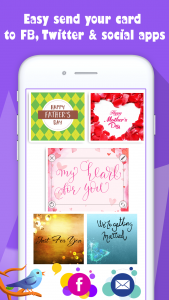 اسکرین شات برنامه Creative Card: Make greeting e 3