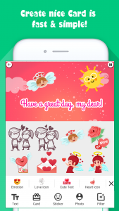 اسکرین شات 2 برنامه Creative Card: Make greeting e