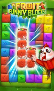 اسکرین شات بازی Fruit Funny Blocks: farm cubes 1