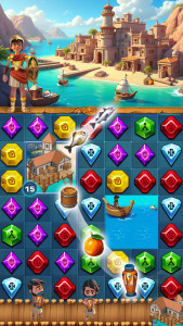 اسکرین شات 5 بازی Jewel Ancient 3: Atlantis Gems