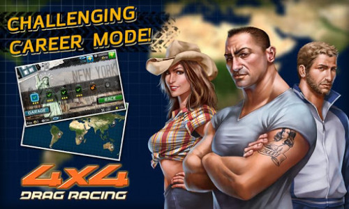 اسکرین شات بازی Drag Racing 4x4 4