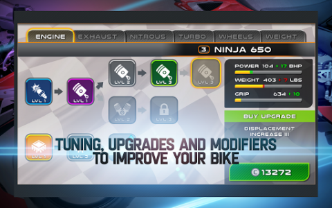 اسکرین شات بازی Drag Racing: Bike Edition 4