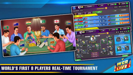 اسکرین شات بازی WCB LIVE Cricket Multiplayer:8 Players Cricket PvP 8