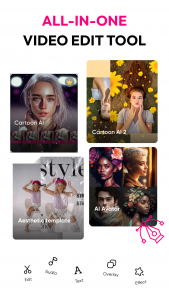 اسکرین شات 1 برنامه Creatorhub: AI Video Maker