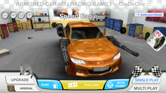 اسکرین شات بازی Armored Car HD (Racing Game) 1