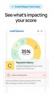 اسکرین شات 3 برنامه Credit Sesame: Grow your score