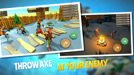اسکرین شات بازی AXE.IO - Brutal Survival Battleground 4