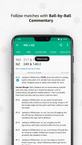 اسکرین شات برنامه Cricbuzz - Live Cricket Scores 6