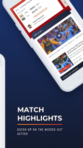 اسکرین شات برنامه Cricket.com - Live Score, Match Predictions & News 2