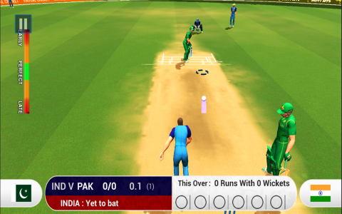 اسکرین شات بازی CricVRX - Virtual Cricket 1