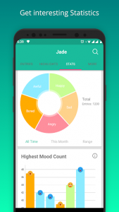 اسکرین شات برنامه Jade - Mood Tracker, Diary, Journal 4