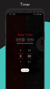 اسکرین شات برنامه Crimson Music Player 5