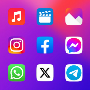 اسکرین شات برنامه Mixed - Icon Pack 3