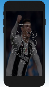 اسکرین شات برنامه Cristiano Ronaldo CR7 Lock Screen 3