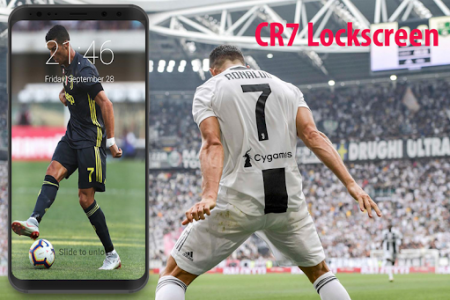 اسکرین شات برنامه Cristiano Ronaldo CR7 Lock Screen 2