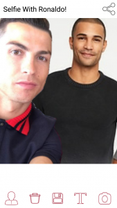 اسکرین شات برنامه Selfie With Ronaldo! 3