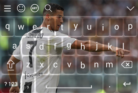 اسکرین شات برنامه Cristiano Ronaldo  CR7 Keyboard Emoji 6