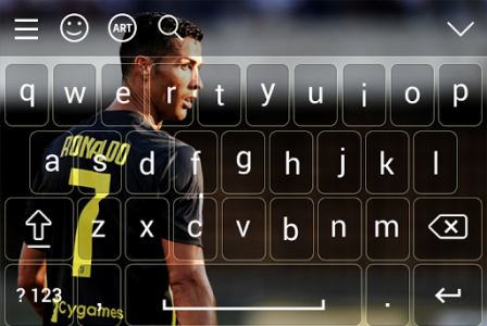 اسکرین شات برنامه Cristiano Ronaldo  CR7 Keyboard Emoji 5
