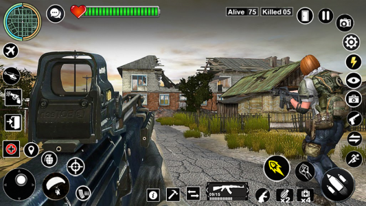 اسکرین شات برنامه Commando Shooting Strike Games 5