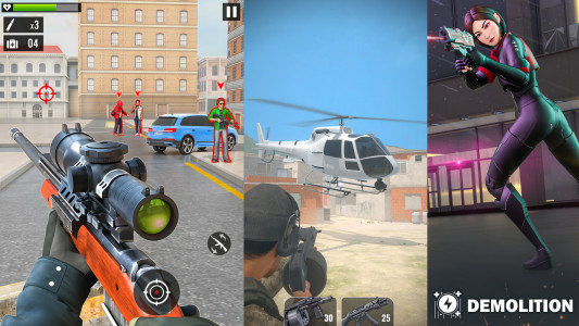 اسکرین شات 2 برنامه Sniper Shooter Hitman Stealth