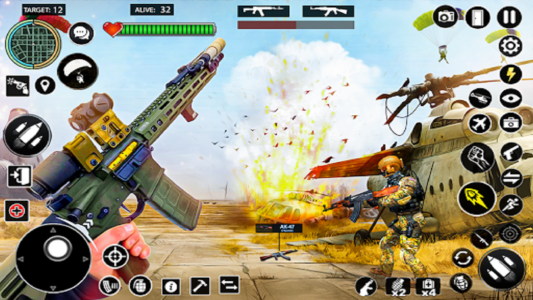 اسکرین شات برنامه Commando Shooting Strike Games 8